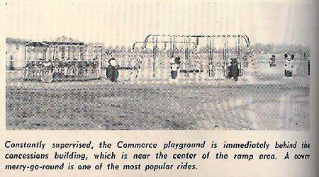 Commerce Drive-In Theatre - Commerce Playground 1957